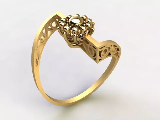 cocktail fusion RING 3D print model_0