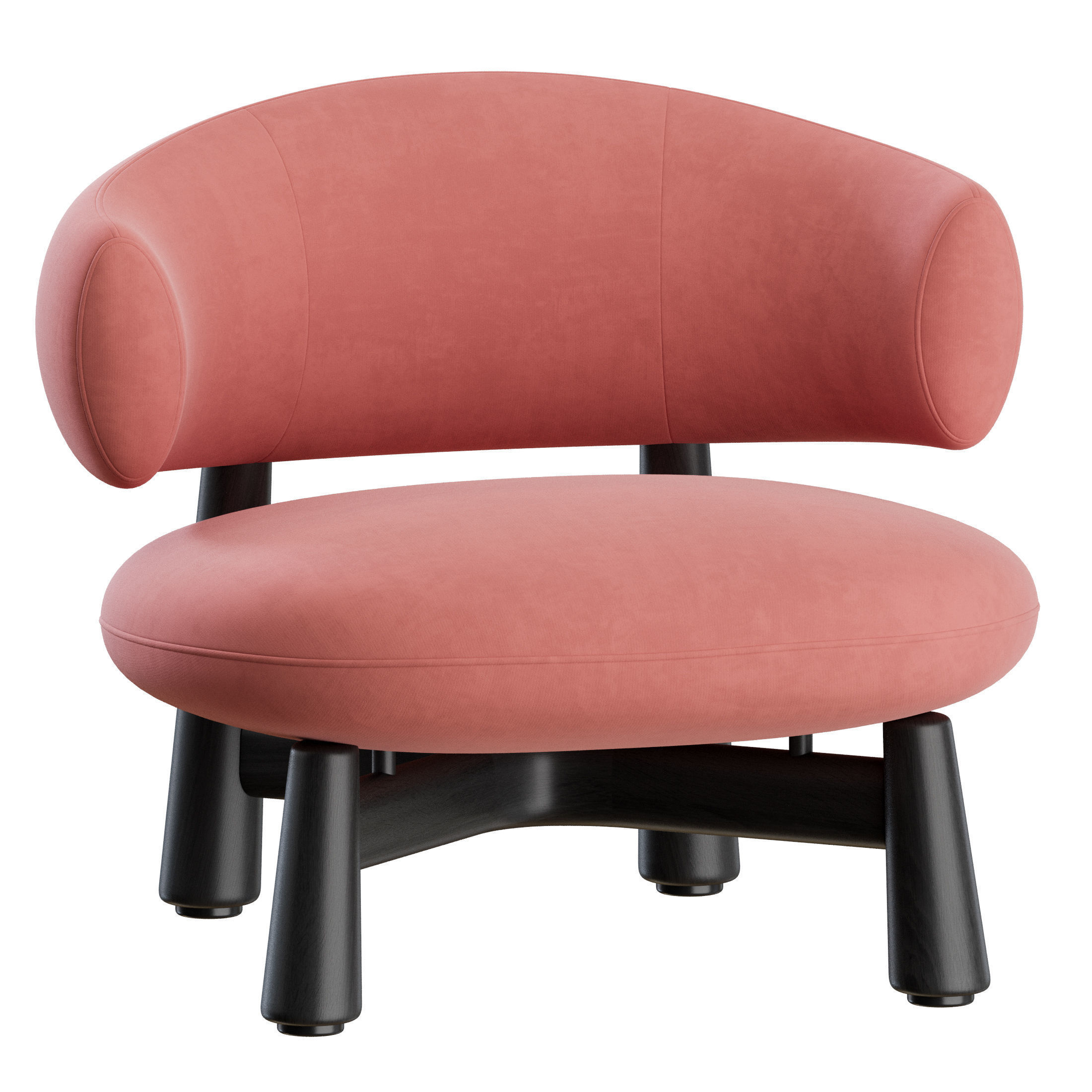 Olaf Armchair by Baxter 3D model_9