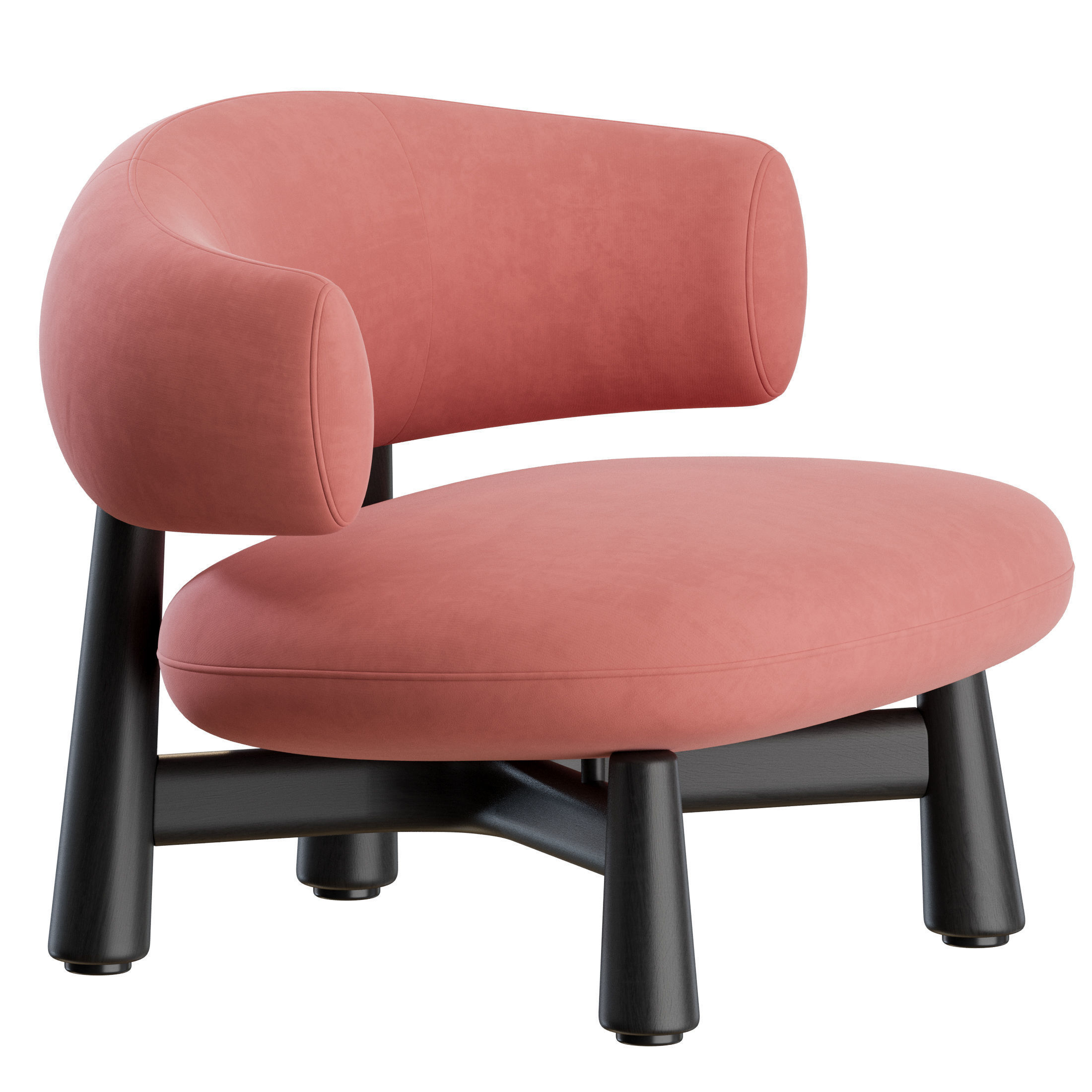 Olaf Armchair by Baxter 3D model_6