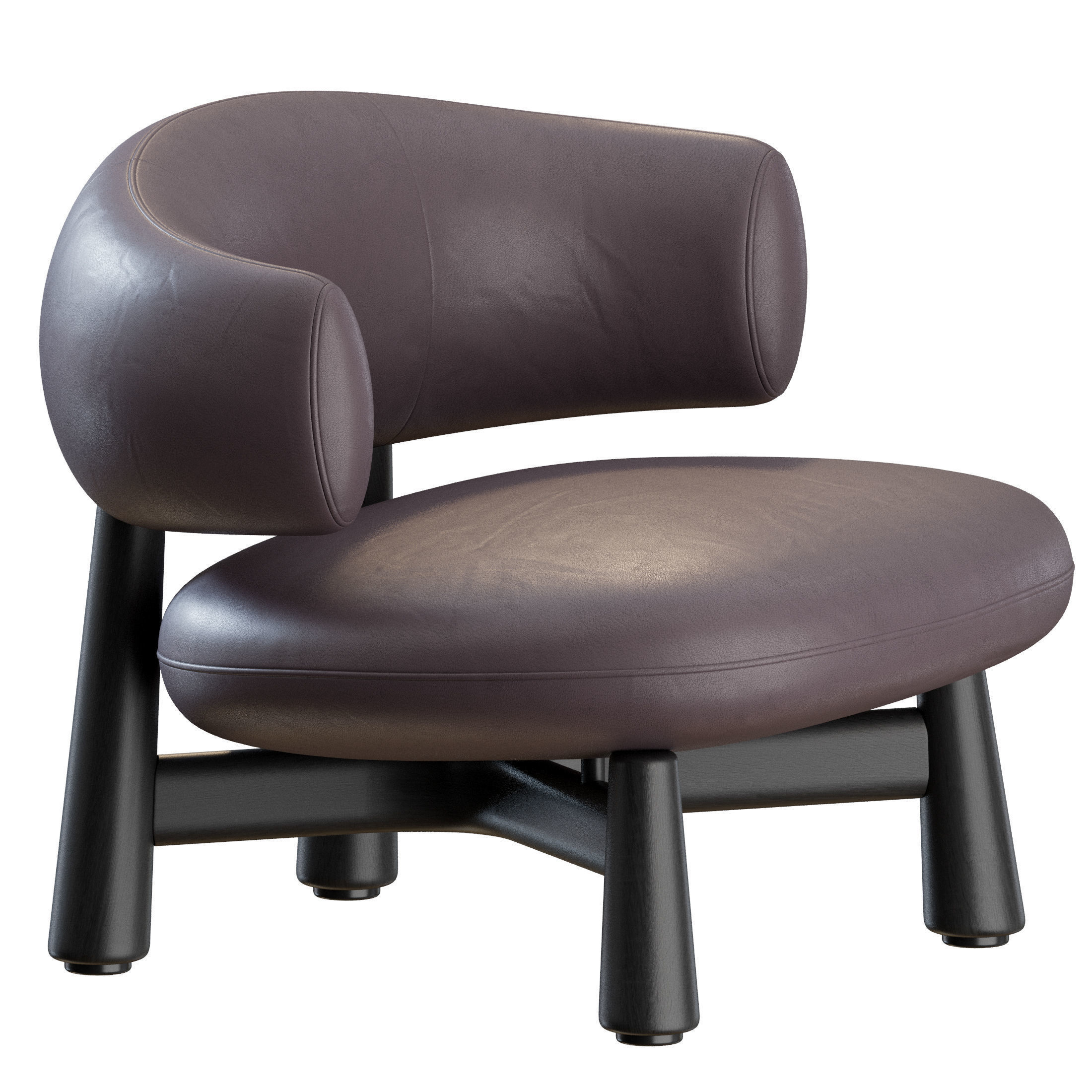 Olaf Armchair by Baxter 3D model_5