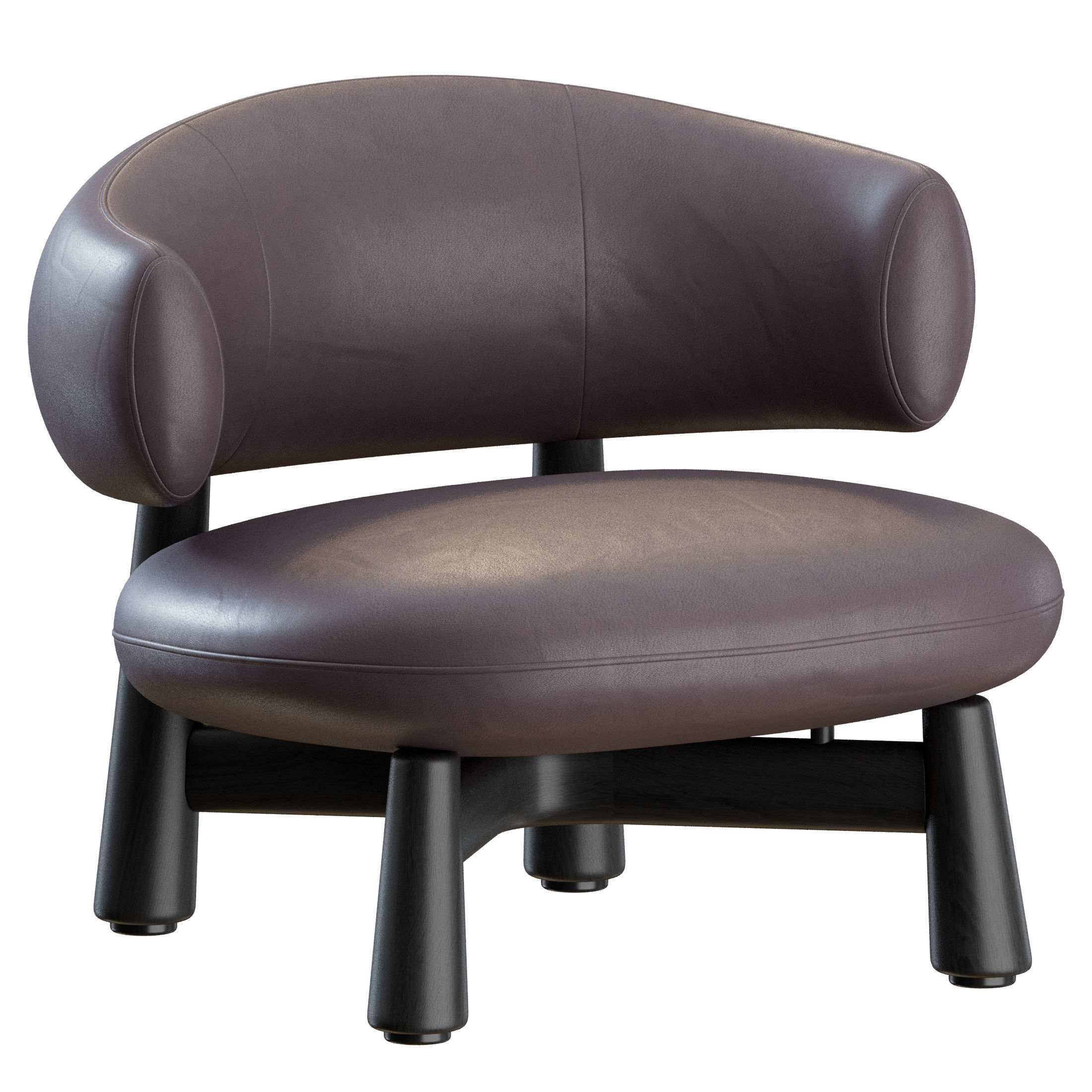 Olaf Armchair by Baxter 3D model_4