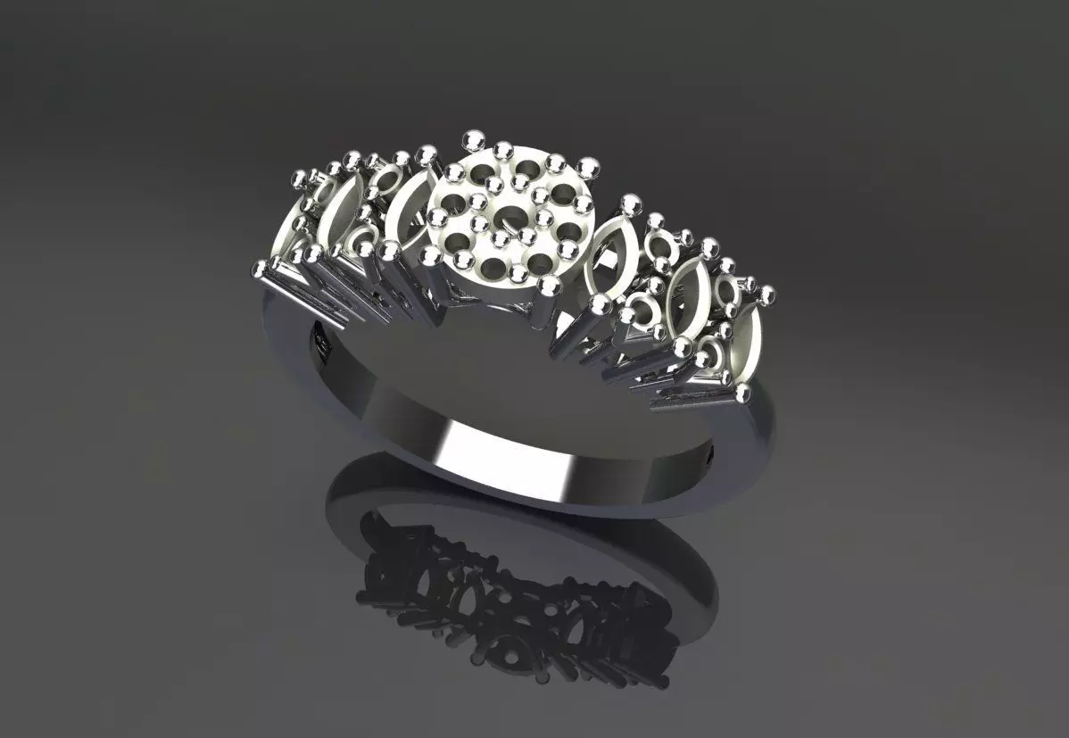 SOLITER RING 3D print model_0