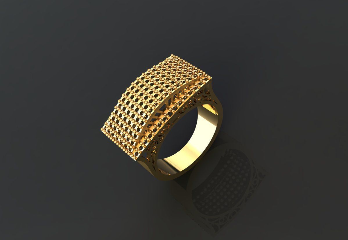 SOLITER RING 3D print model_2