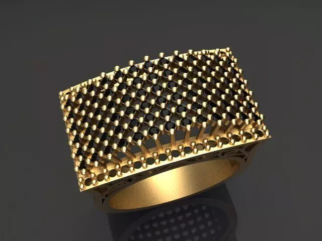 SOLITER RING 3D print model_0