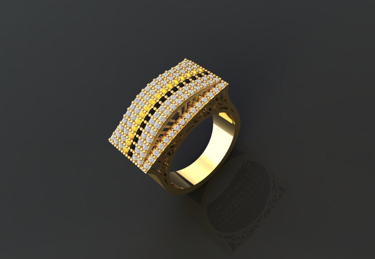 SOLITER RING 3D print model_1