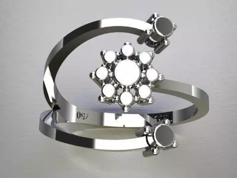 cocktail fusion RING 3D print model_0