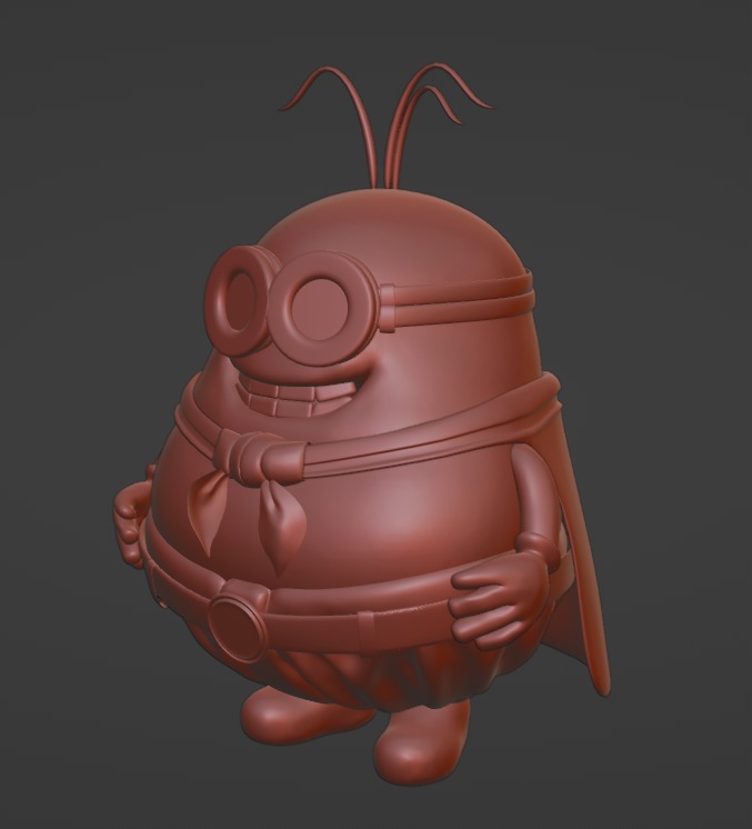 Minion fusion with buu Arttoy 3D print model_6