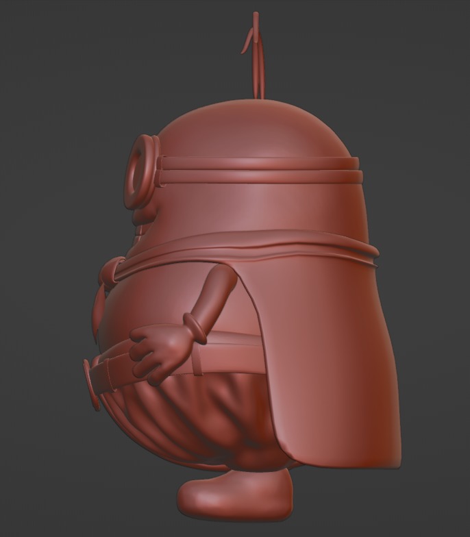 Minion fusion with buu Arttoy 3D print model_5