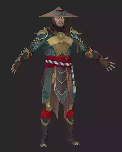 Raiden 3D Model