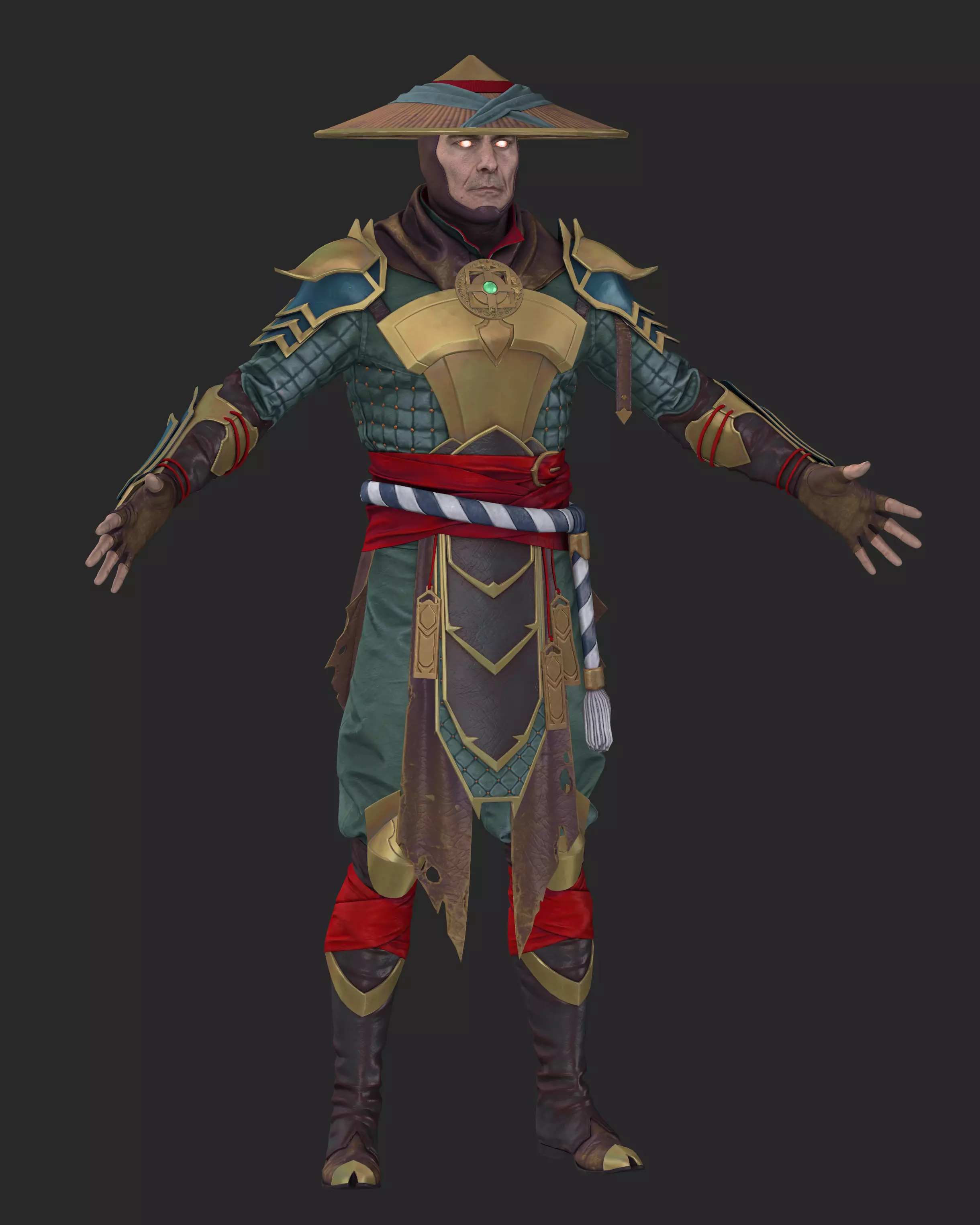 Raiden 3D Model 3D model_0