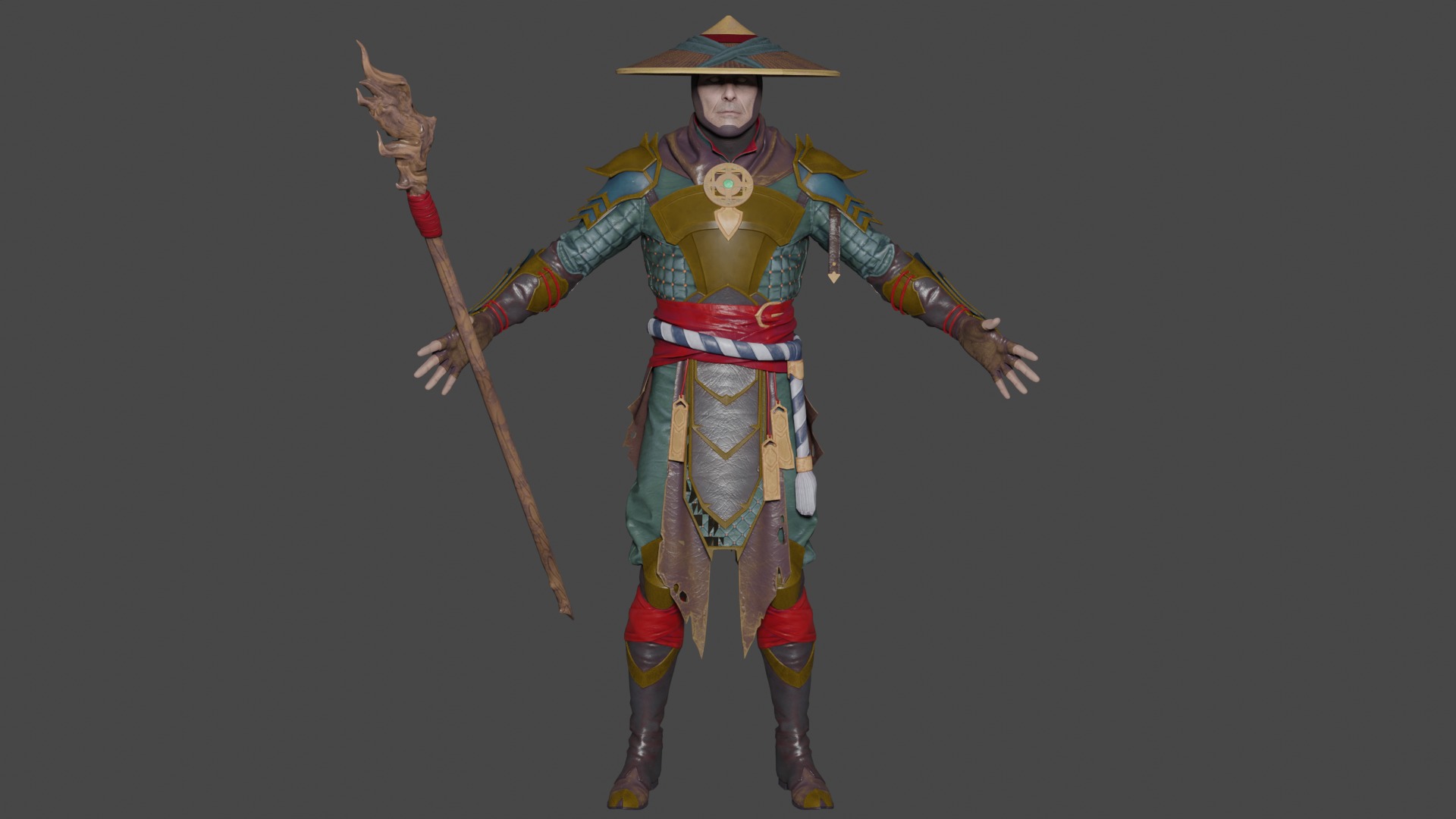 Raiden 3D Model 3D model_2