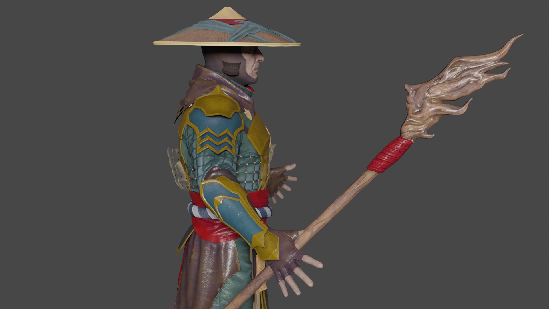 Raiden 3D Model 3D model_3