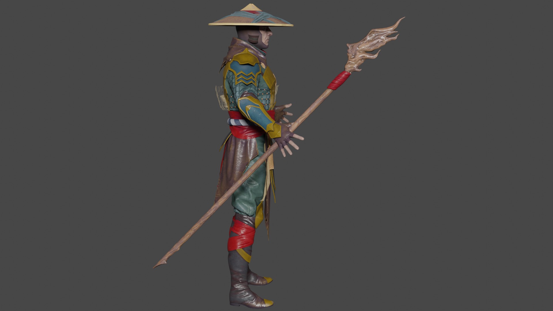 Raiden 3D Model 3D model_4