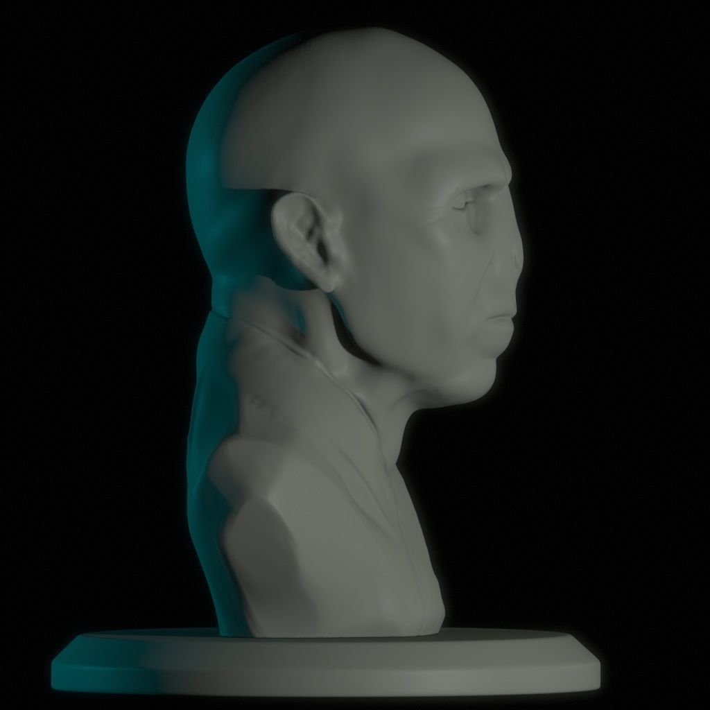Lord Voldemort 3D Printing Model STL File 3D print model_5