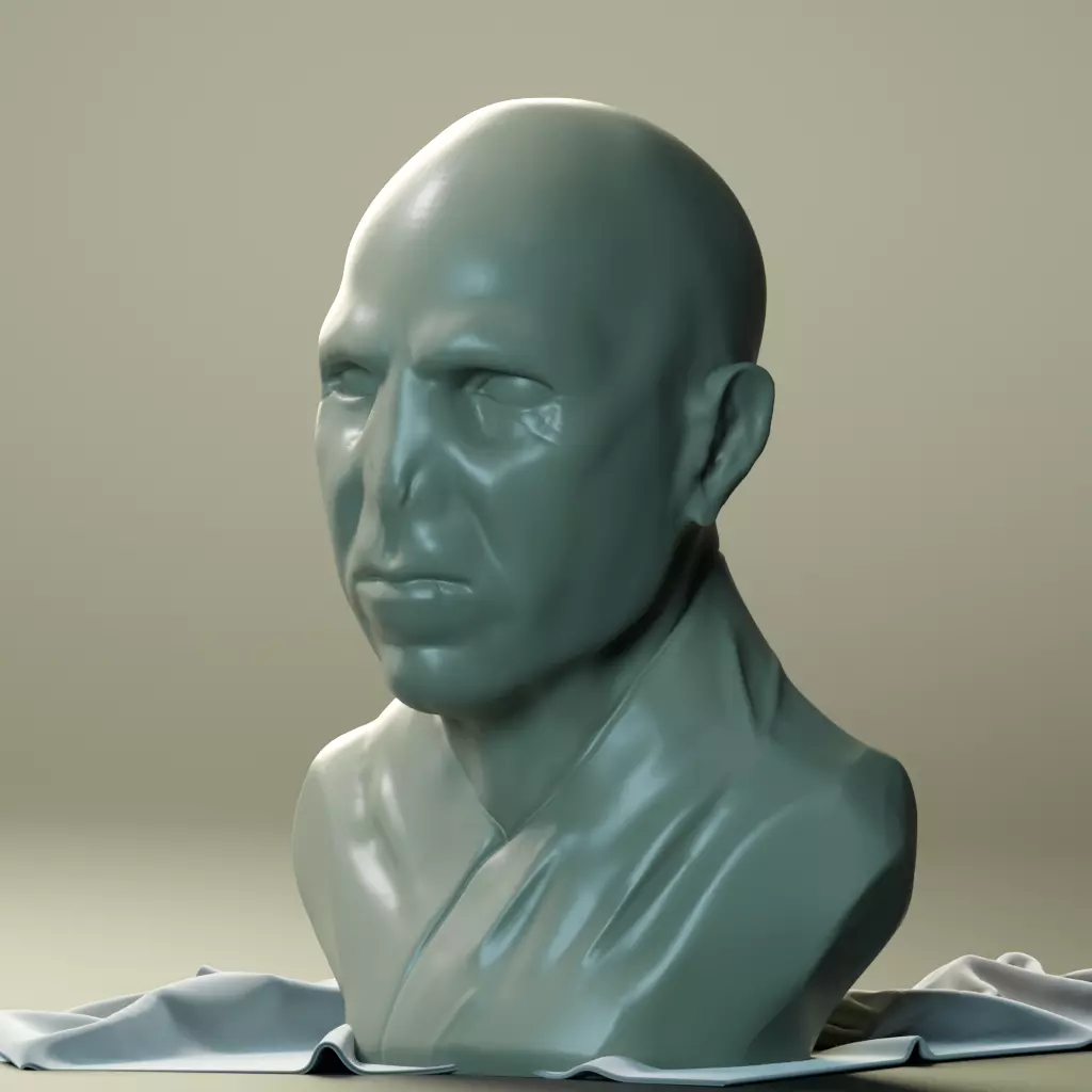 Lord Voldemort 3D Printing Model STL File 3D print model_0