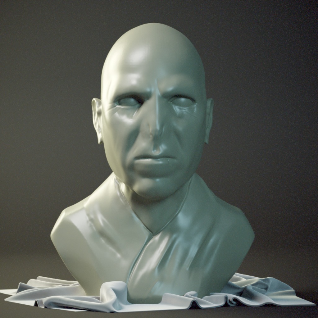 Lord Voldemort 3D Printing Model STL File 3D print model_2