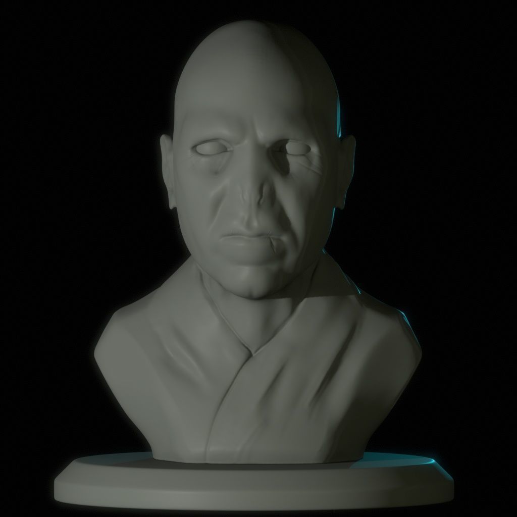 Lord Voldemort 3D Printing Model STL File 3D print model_4
