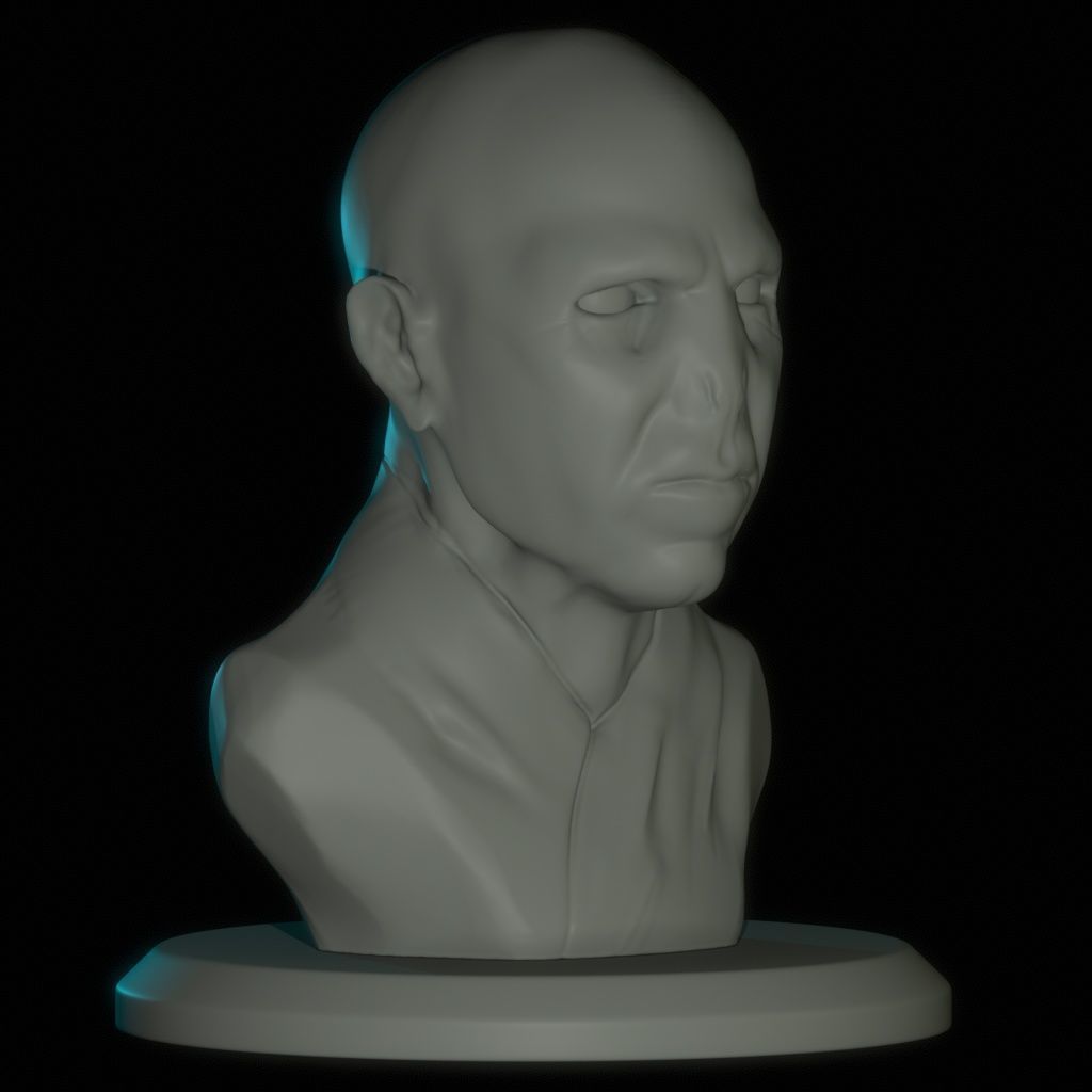 Lord Voldemort 3D Printing Model STL File 3D print model_7