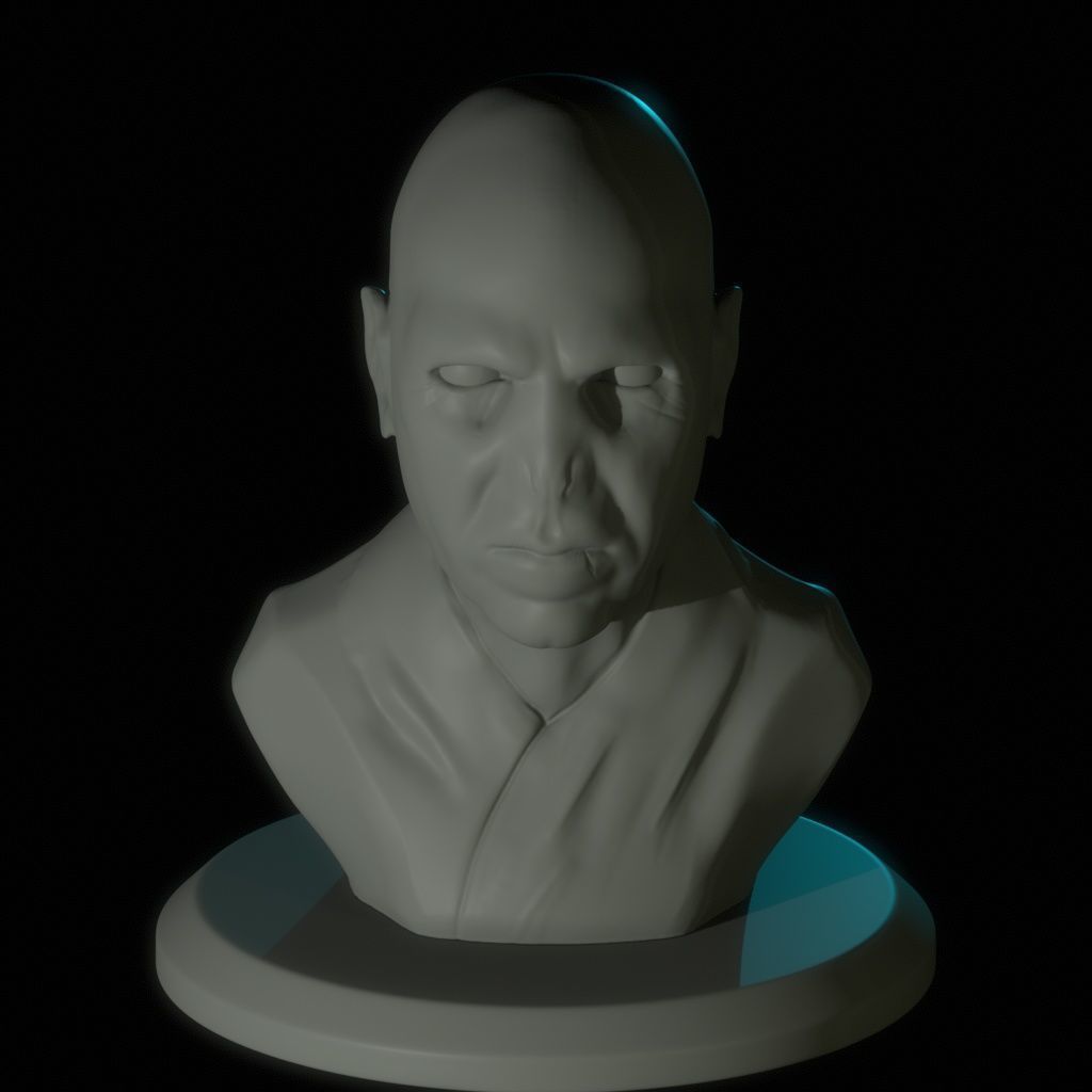Lord Voldemort 3D Printing Model STL File 3D print model_8