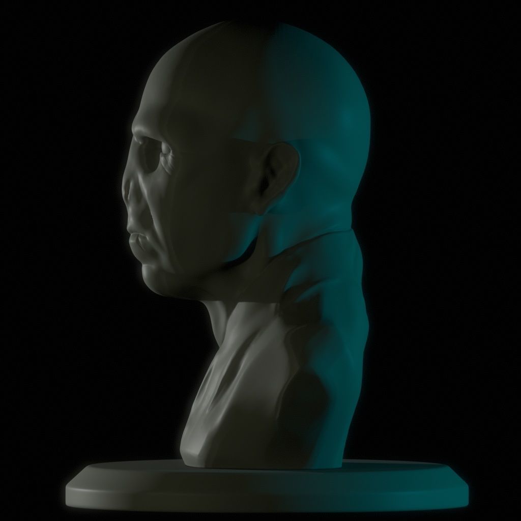 Lord Voldemort 3D Printing Model STL File 3D print model_6