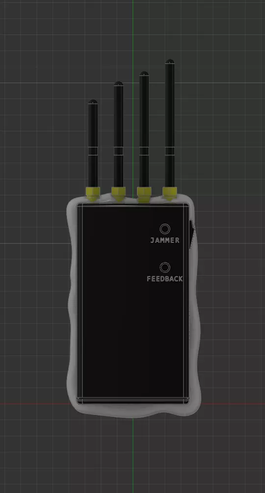 Payday 2 ECM Jammer Fridge Magnet Free 3D print model_0