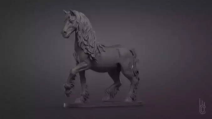 Standing horse