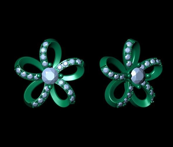 Earrings BN-02 3D print model