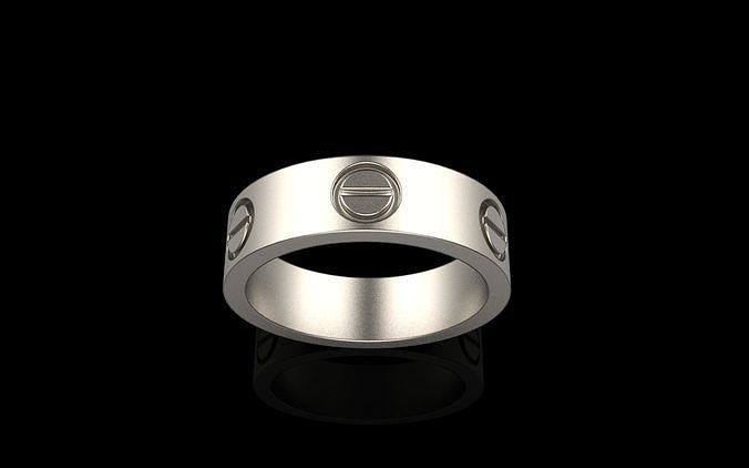 Wedding ring  US size 8 model 565 3D print model