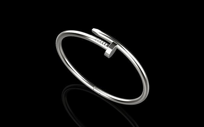 Oval bracelet size 17 model 96 3D print model