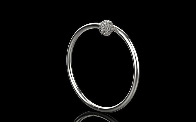 Oval bracelet size 17 model 97 3D print model
