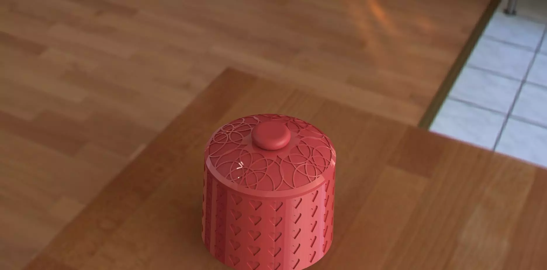 Jewelry box jewelry case box secret compartment 3D print model