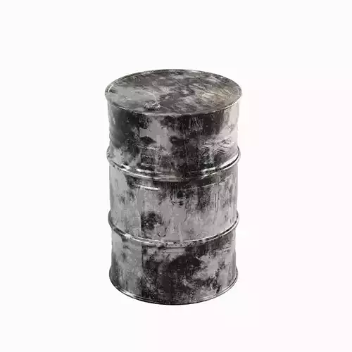 Painted Steel Barrel 04