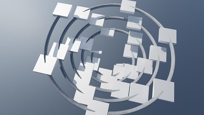 Spiral Sculpture 3D model