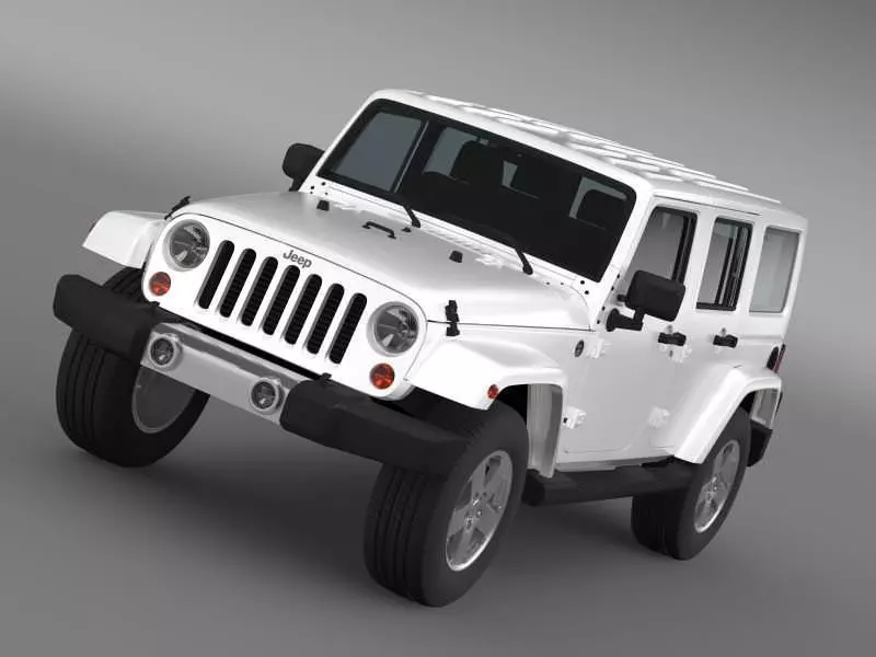 Jeep Wrangler Unlimited 2011 3D model_0