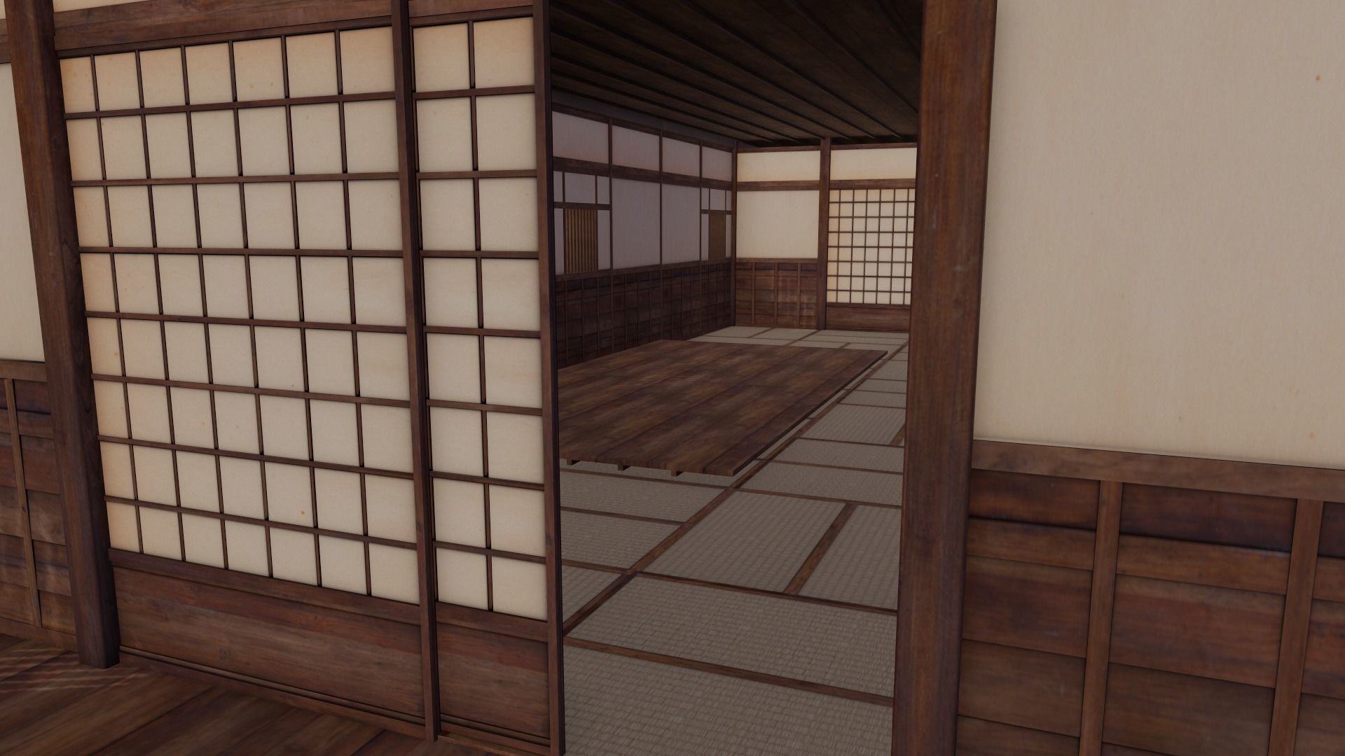 Asian Japanese PBR Building Collection 3D model_88