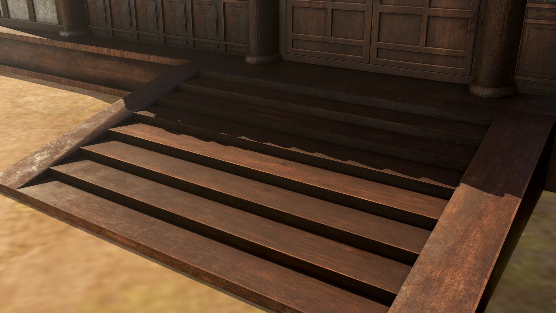 Asian Japanese PBR Building Collection 3D model_49