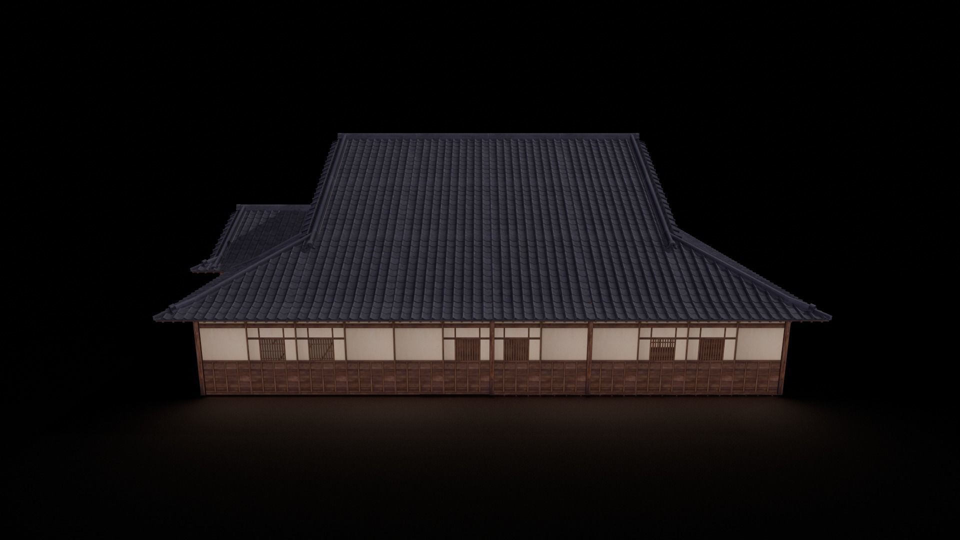 Asian Japanese PBR Building Collection 3D model_19