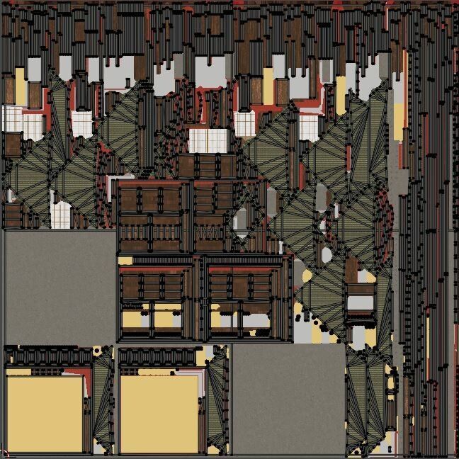 Asian Japanese PBR Building Collection 3D model_113