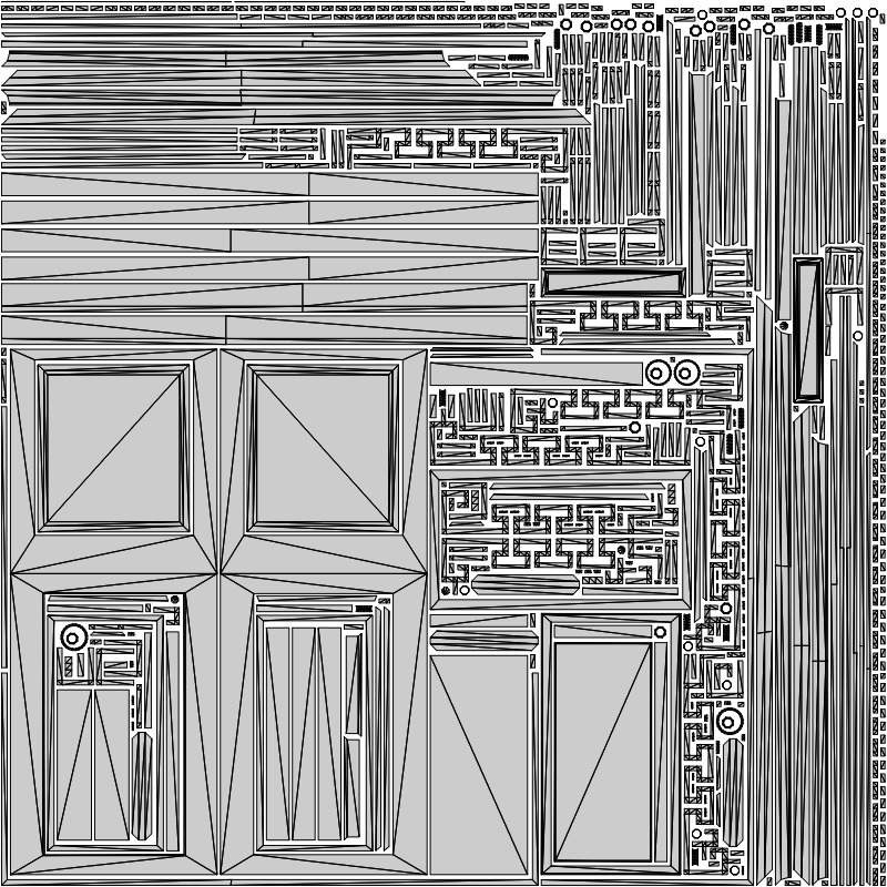 Asian Japanese PBR Building Collection 3D model_116