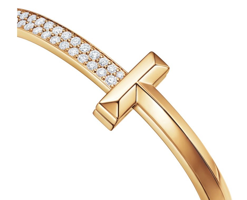 T1 Wide Diamond Hinged Bangle 3D print model_4