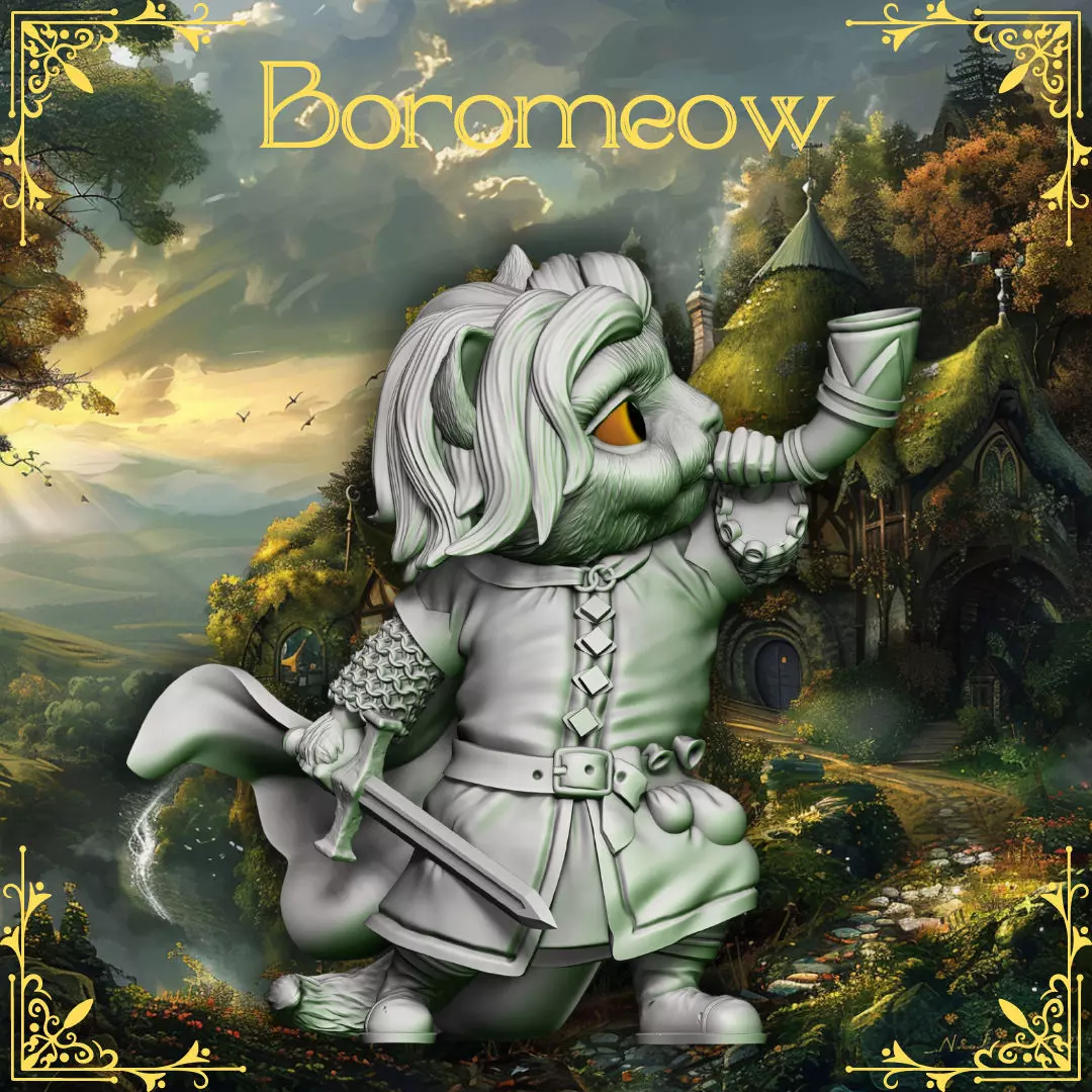 LORD OF THE CATS - BOROMEOW 3D print model