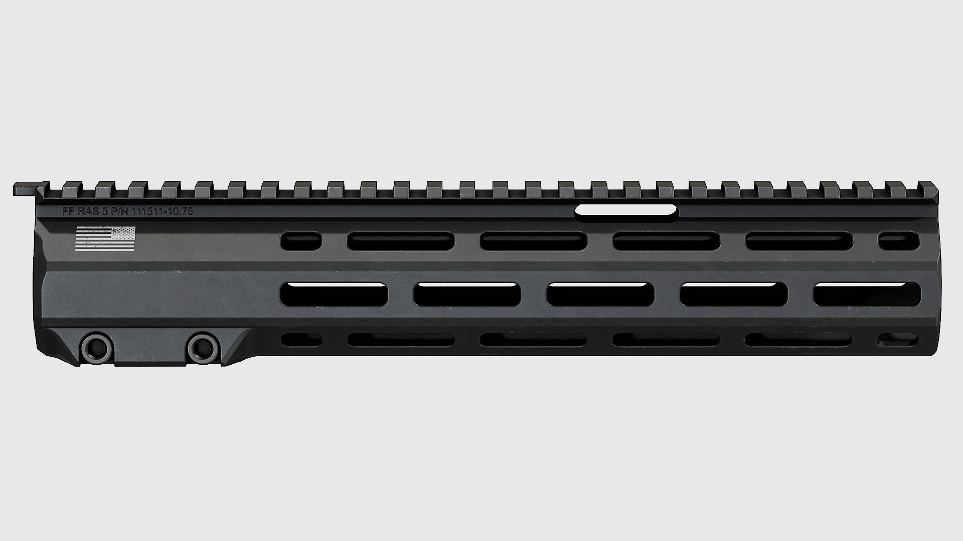 FF RAS 5 Handguard - Replica Low-poly 3D model_4