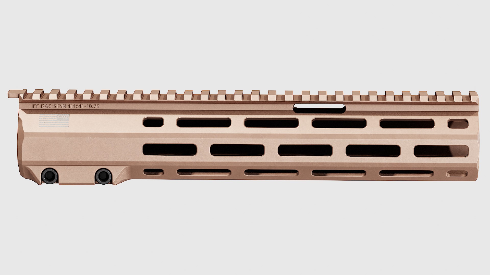 FF RAS 5 Handguard - Replica Low-poly 3D model_5