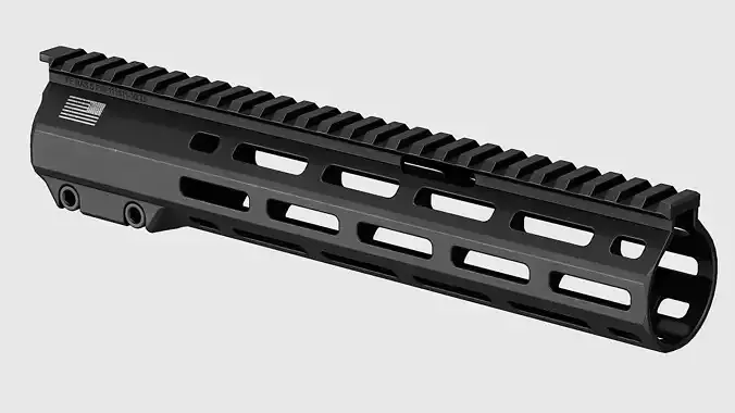 FF RAS 5 Handguard - Replica Low-poly 3D model