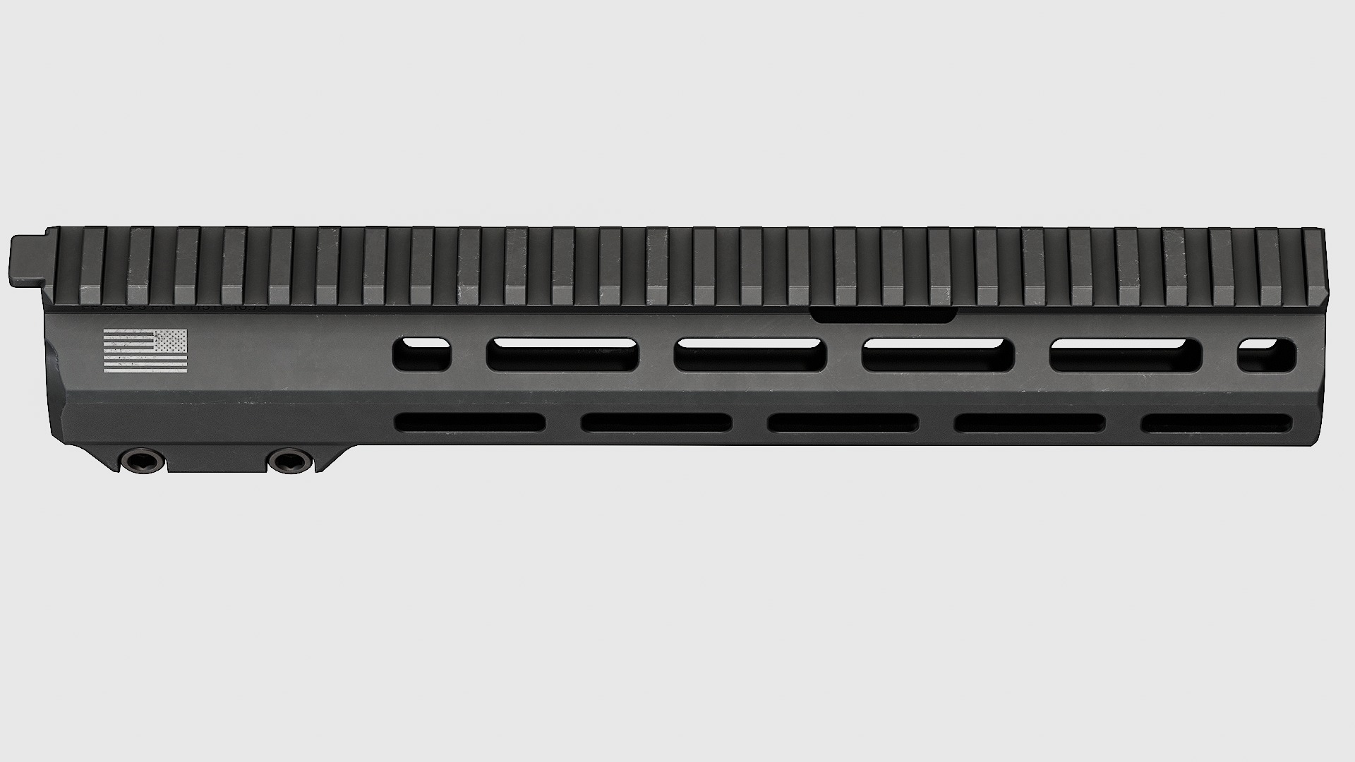 FF RAS 5 Handguard - Replica Low-poly 3D model_6