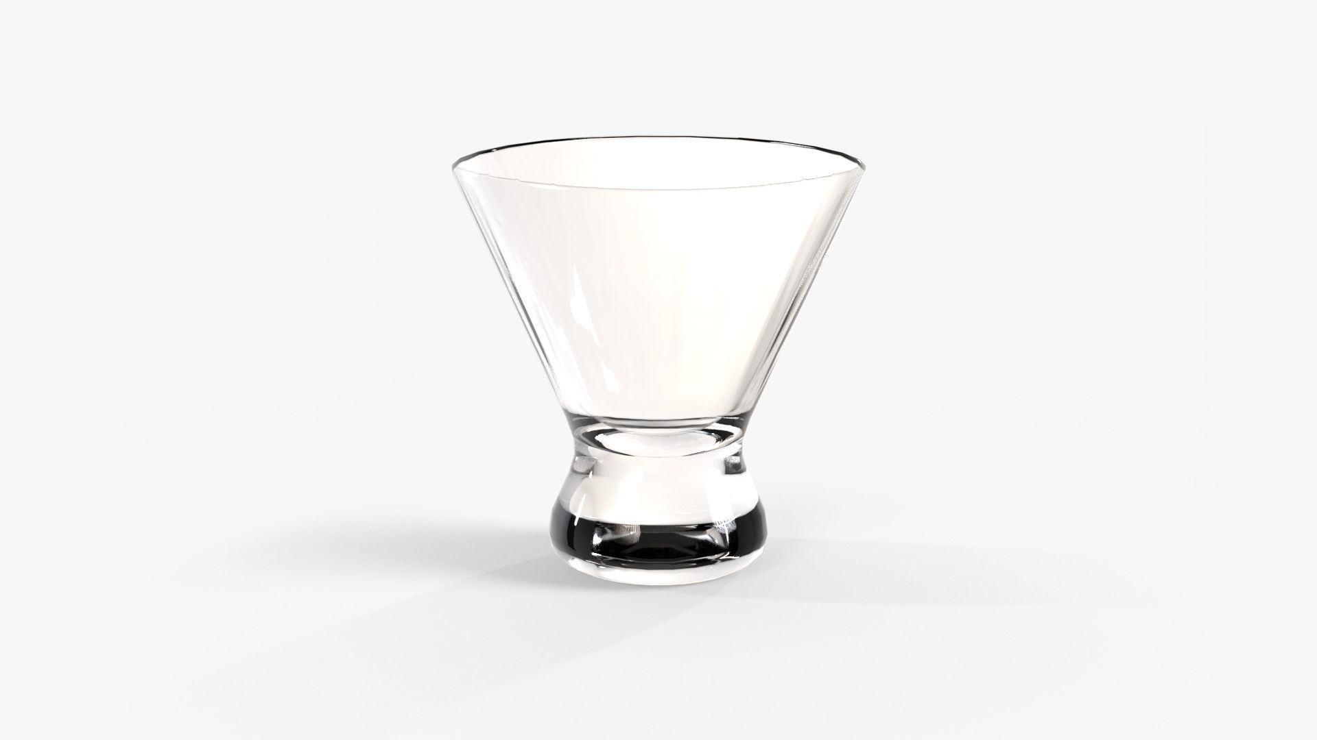 Cosmopolitan Glass Low-poly 3D model_3