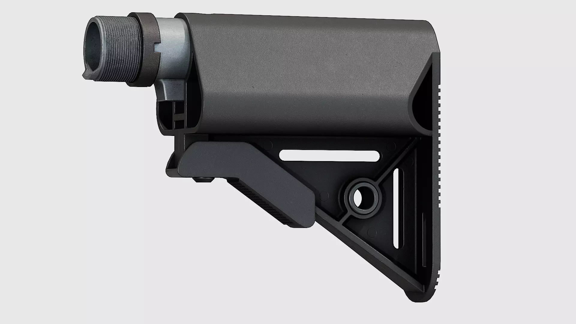 PDW Buttstock Kit - Replica Low-poly 3D model_0