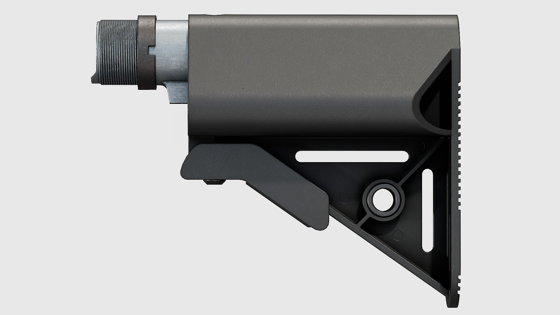 PDW Buttstock Kit - Replica Low-poly 3D model_4