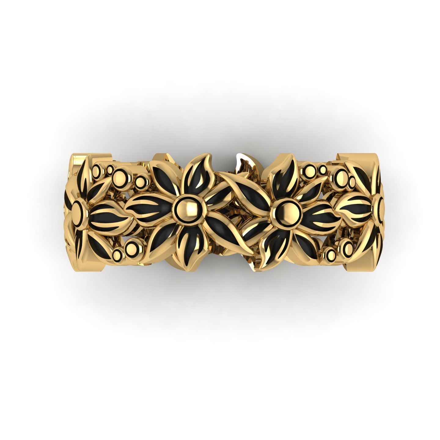 flower RING 3D print model_1