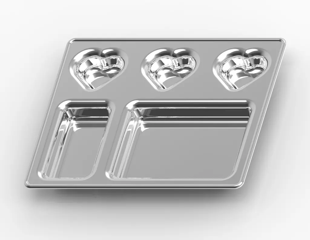 Heart Dinner Plate 3D print model